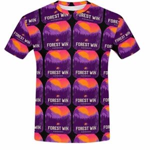 Guitar Outlaw T-Shirt %100 Polyester, Large Mens size, Forest Win Experience